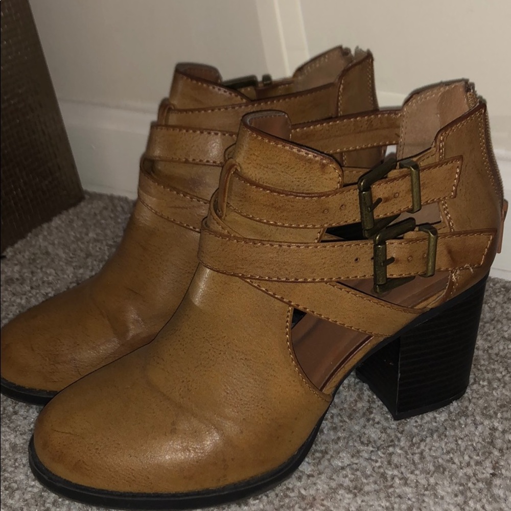 brown booties